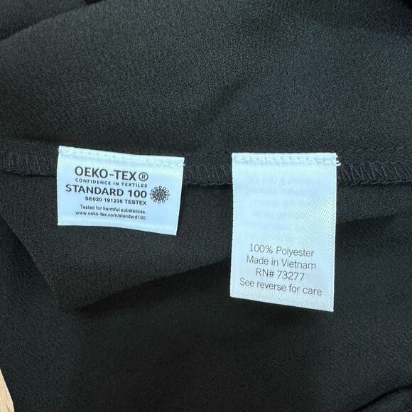 Jessica Simpson Womens Black Skirt 4X Button Down Witchy Goth Lagenlook Stretchy - Picture 5 of 6